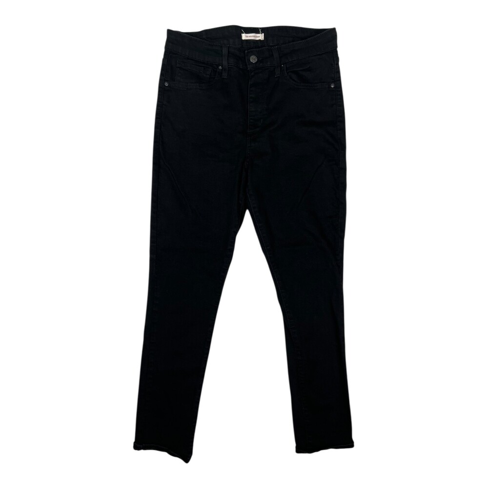 Levi's 721 High Rise Skinny Jeans Women's 31x27 Black Stretch Denim